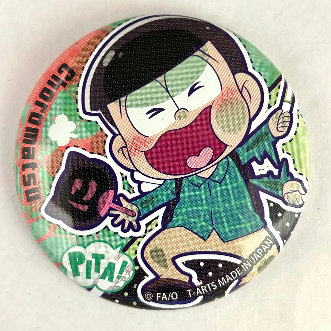 Osomatsu-san - Matsuno Choromatsu - Pita! Deforme Can Badge Plain Clothes Ver. - Shifuku Ver.