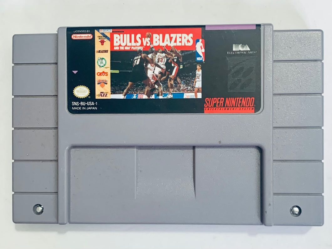 Bulls Vs Blazers And The NBA Playoffs - Super Nintendo - SNES - NTSC-US - Cart (SNS-BU-USA)