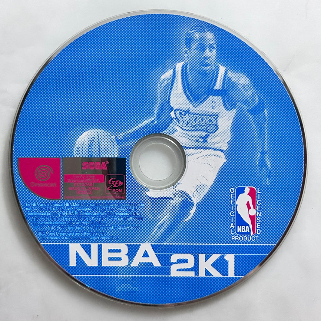 NBA 2K1 - Sega Dreamcast - NTSC-JP - Disc (HDR-0150)