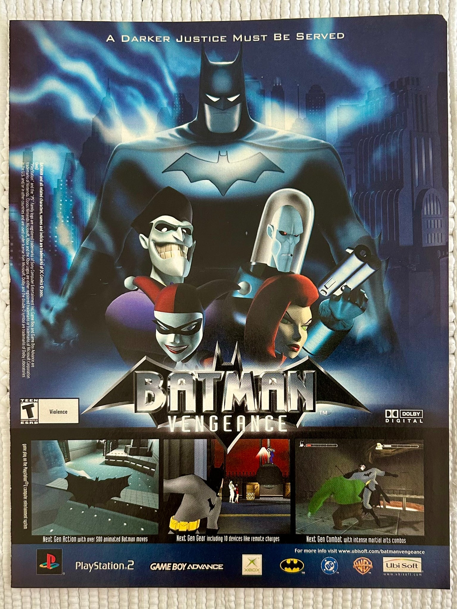 Cover Batmanvengeance Gameboy Batman Vengeance PS2 GBA
