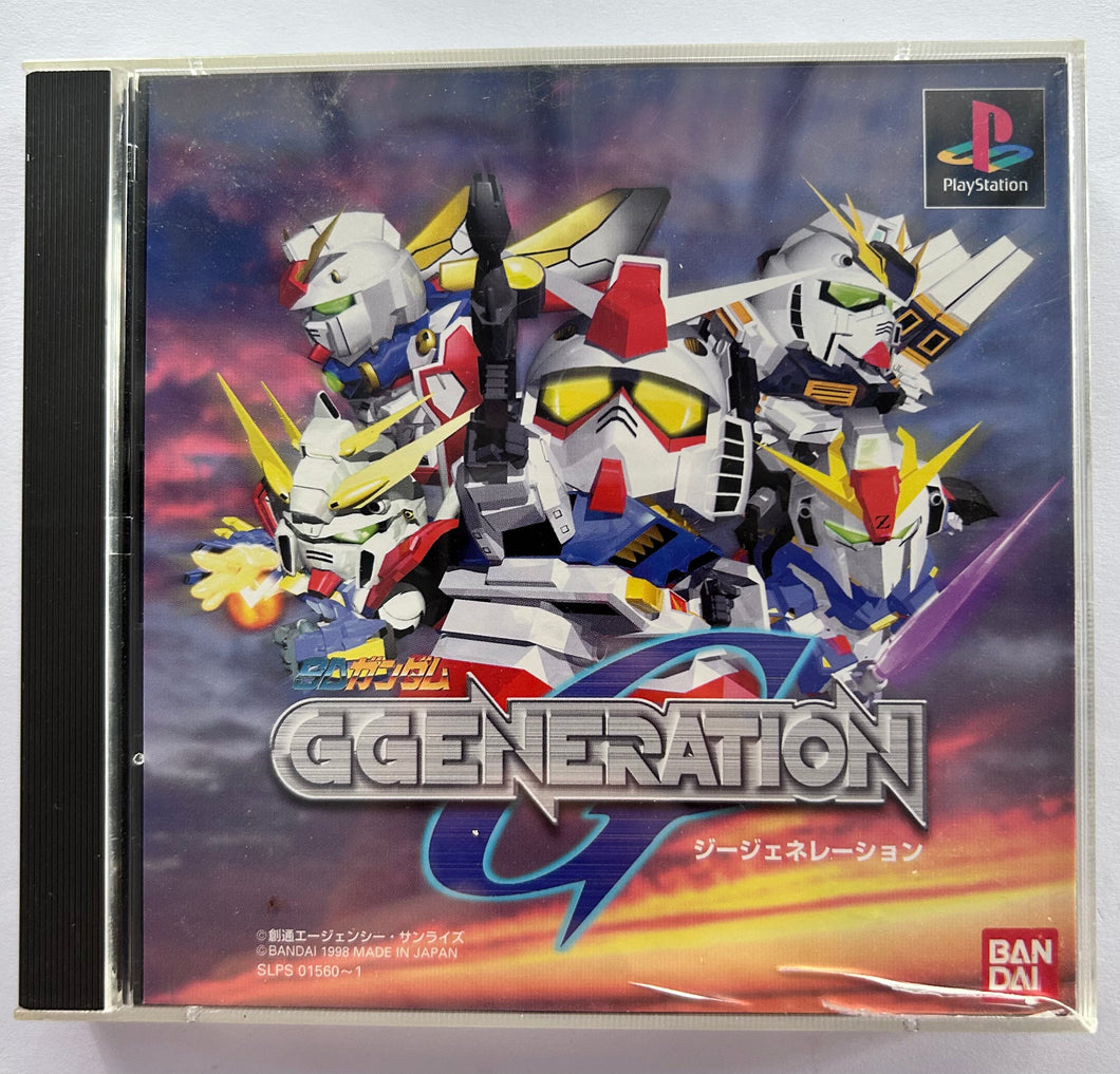 SD Gundam: G Generation - PlayStation - PS1 / PSOne / PS2 / PS3 - NTSC-JP - CIB (SLPS-01560~1)