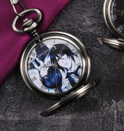 Cargar imagen en el visor de la galería, Kuroshitsuji 2 - Ciel Phantomhive - Sebastian Michaelis - Pocket Watch
