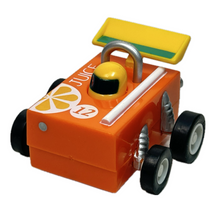 Load image into Gallery viewer, The Fridge Racer - Wind-up Pull Back Mini Car - Orange Juice Carton
