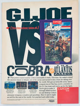 Cargar imagen en el visor de la galería, G.I. Joe: The Atlantis Factor - NES - Original Vintage Advertisement - Print Ads - Laminated A4 Poster

