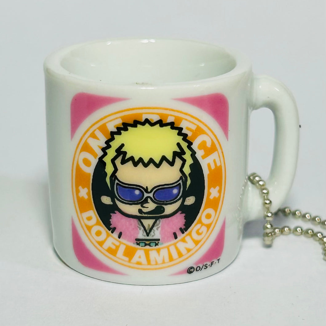 One Piece x PansonWorks - Donquixote Doflamingo - Mini Mug Cup Keychain - Demitasse