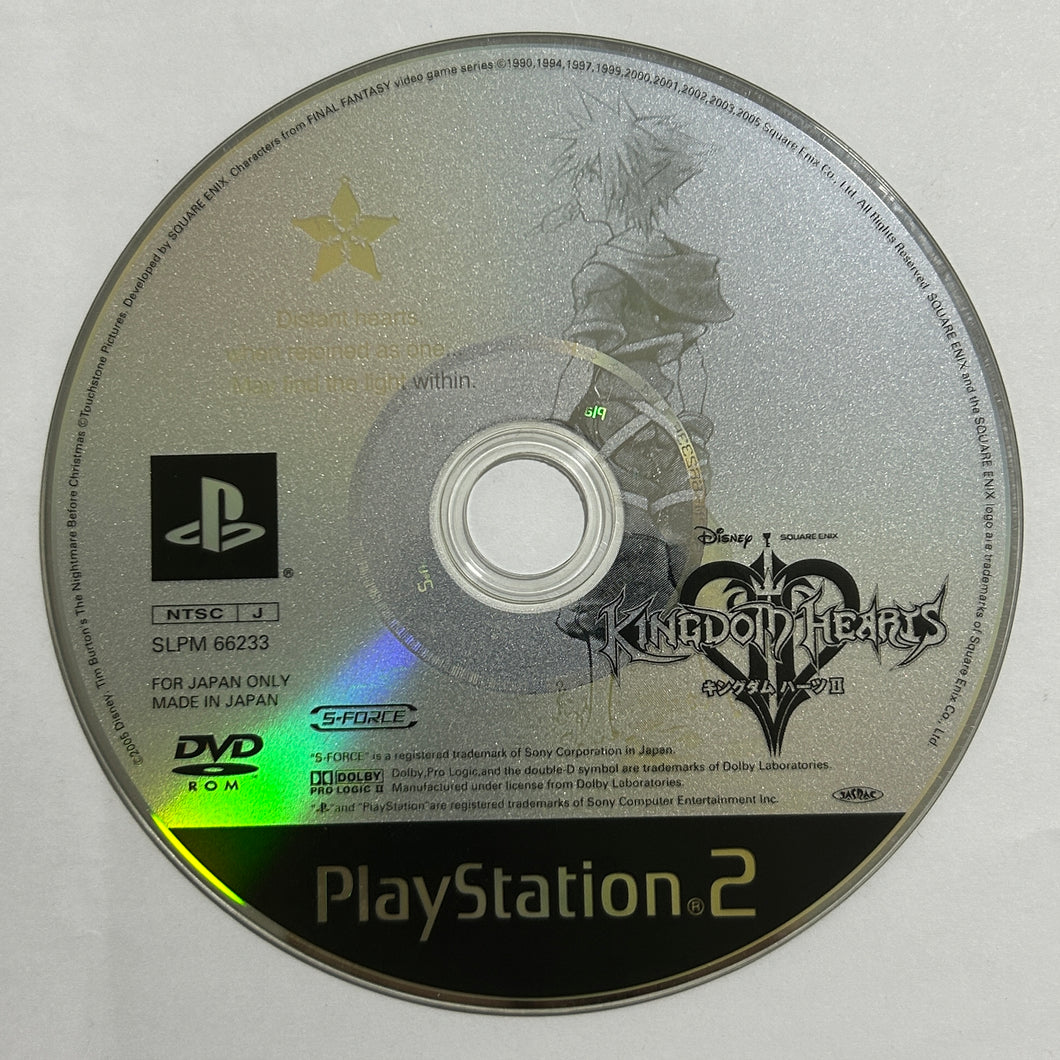 Kingdom Hearts II - PS2 - NTSC-JP - Disc (SLPM-66233)