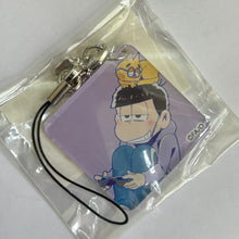 Cargar imagen en el visor de la galería, Osomatsu-san x Nico Cafe - Matsuno Ichimatsu &amp; ESP Nyanko - Glass Marker - Charm Strap
