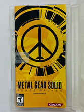Load image into Gallery viewer, Metal Gear Solid: Peace Walker - PSP - PlayStation Portable - NTSC - Box &amp; Manual (ULUS-10509)
