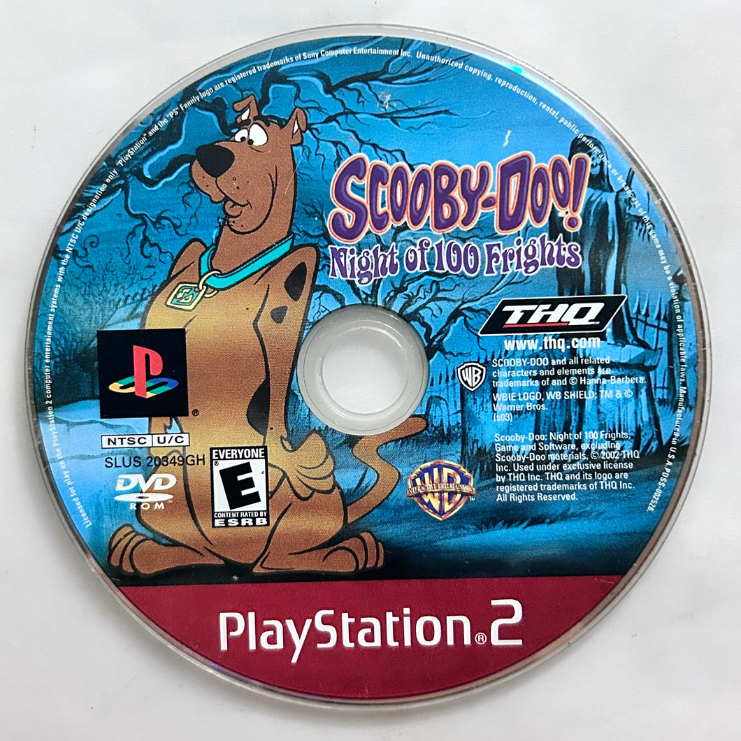 Scooby-Doo! Night of 100 Frights - PlayStation 2 - PS2 / PSTwo / PS3 - NTSC - Disc (SLUS-20349GH)