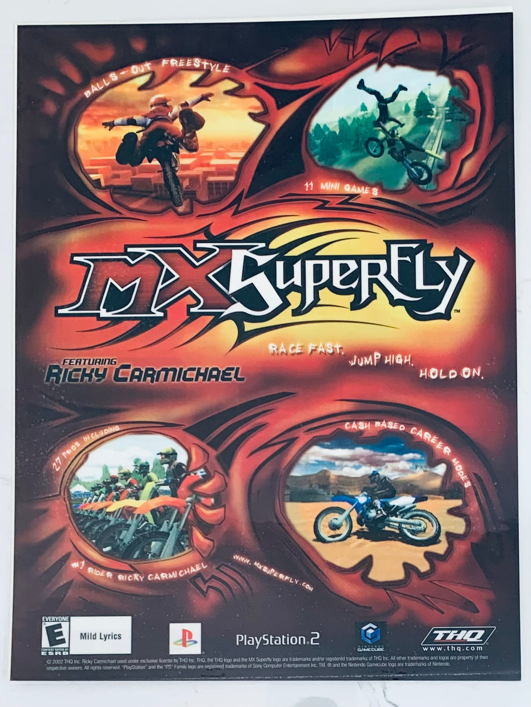 MX Superfly - PS2 NGC - Original Vintage Advertisement - Print Ads - Laminated A4 Poster