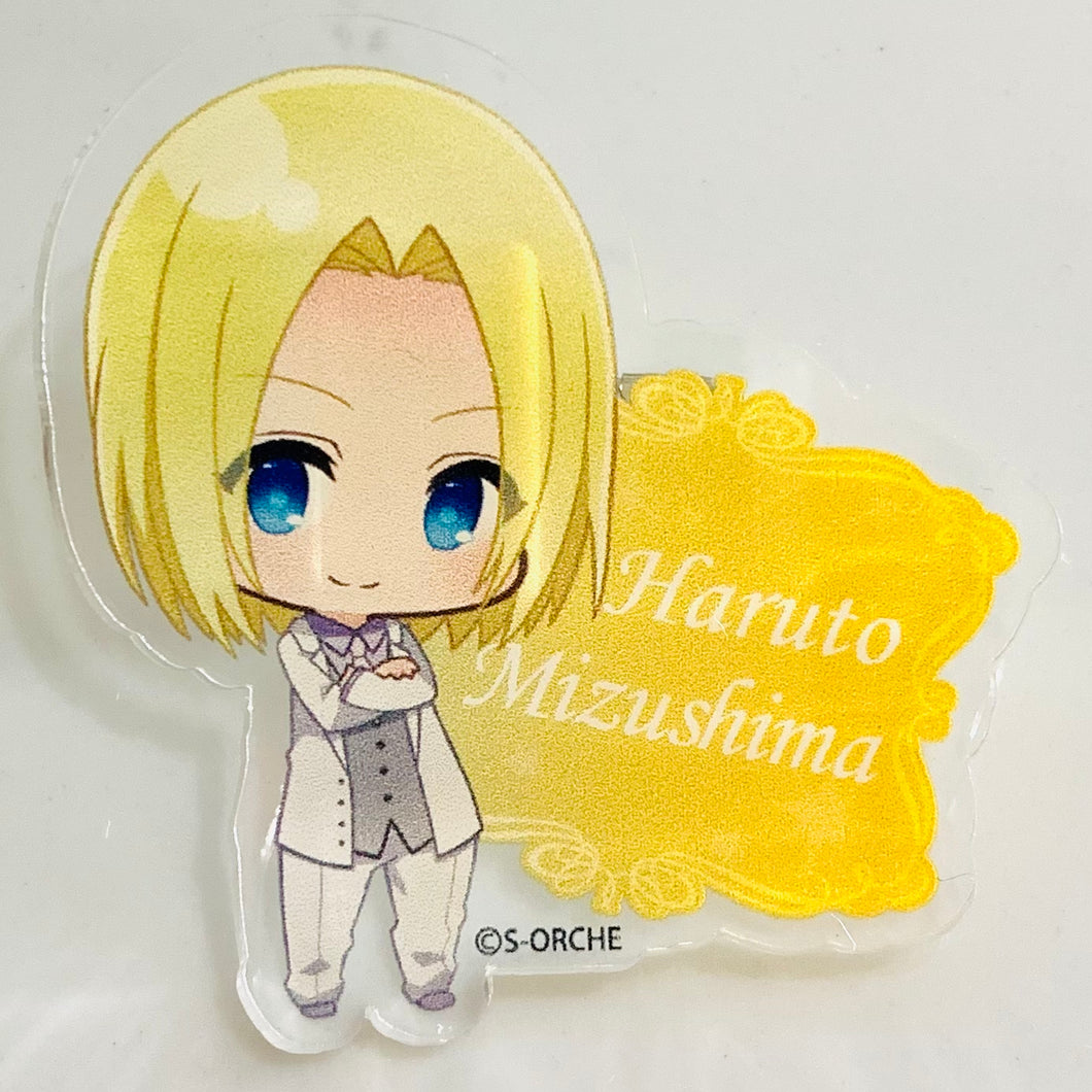 Kiniro no Corda Blue♪Sky - Mizushima Haruto - Acrylic Badge Puni Chara - Ver. 2