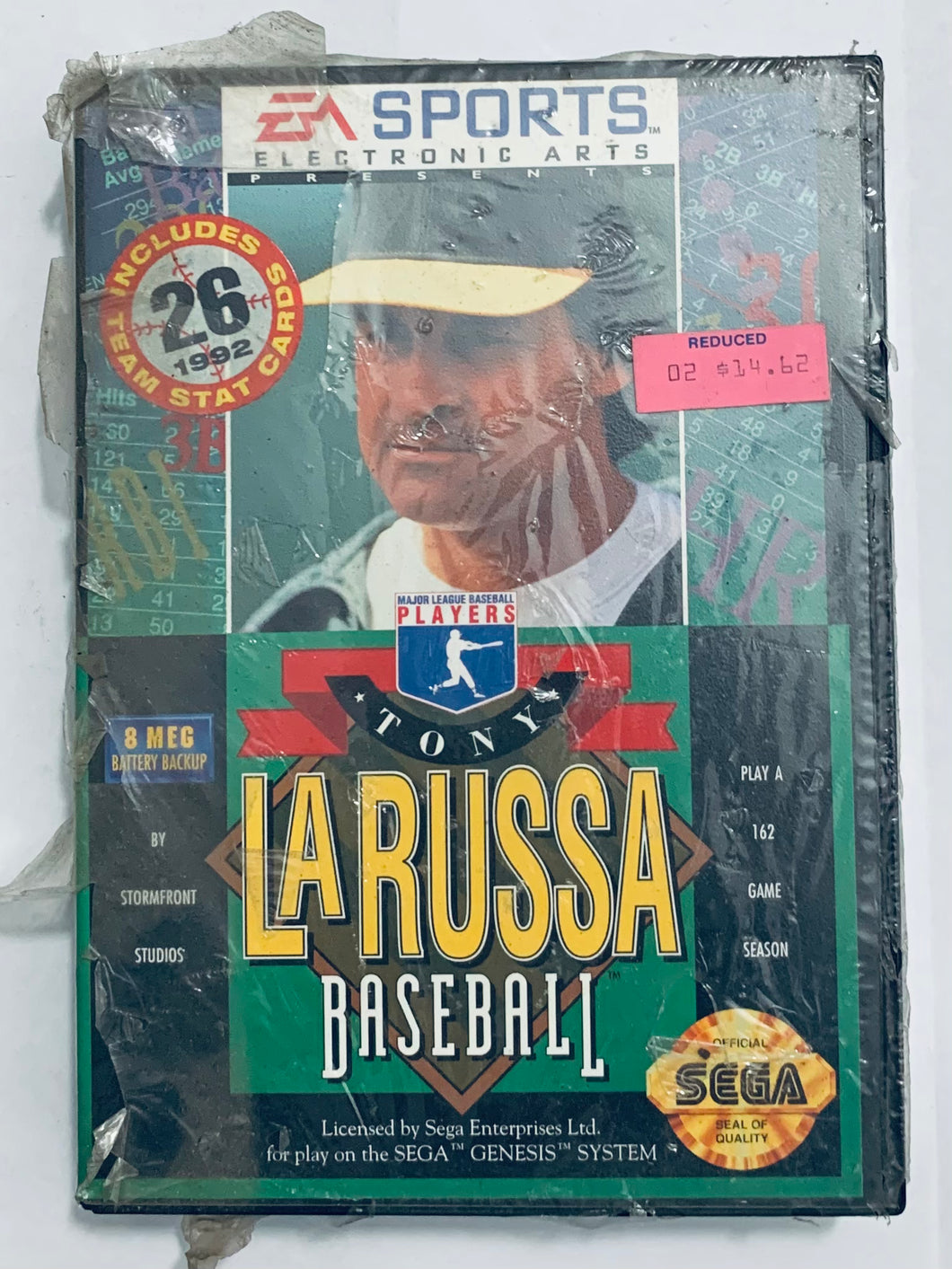 Tony La Russa Baseball - Sega Genesis - NTSC - Brand New (7137)
