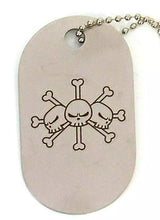 Cargar imagen en el visor de la galería, One Piece - Marshall D. Teach - Dog Tag Metal Charm
