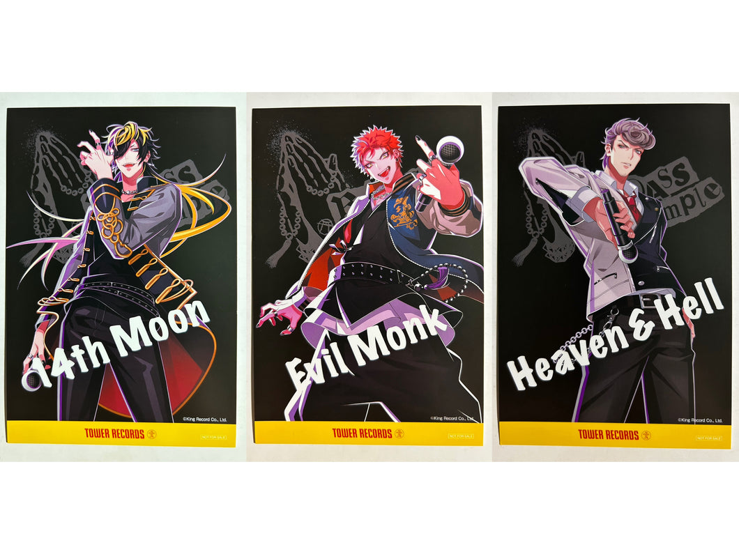 Hypnosis Mic -Division Rap Battle- Bad Ass Temple - Postcard - Set of 3