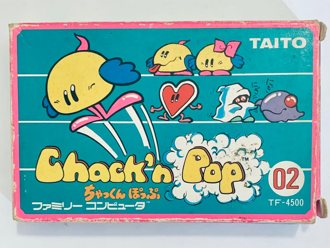 Chack’n Pop - Famicom - Family Computer FC - Nintendo - Japan Ver. - NTSC-JP - CIB (TF-4500)