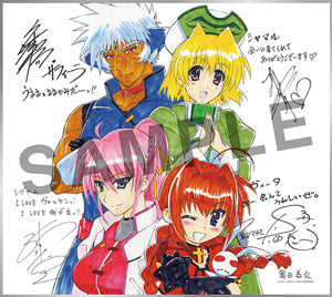 Magical Girl Lyrical Nanoha The MOVIE 2nd A's - Wolkenritter - Printed Autographed Shikishi Art - Visitor Benefits
