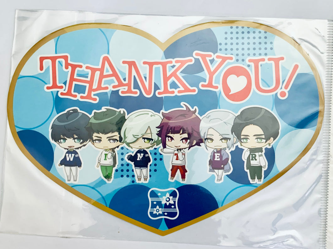 A3! x Family Mart - Winter Troupe - Die-cut Post Card