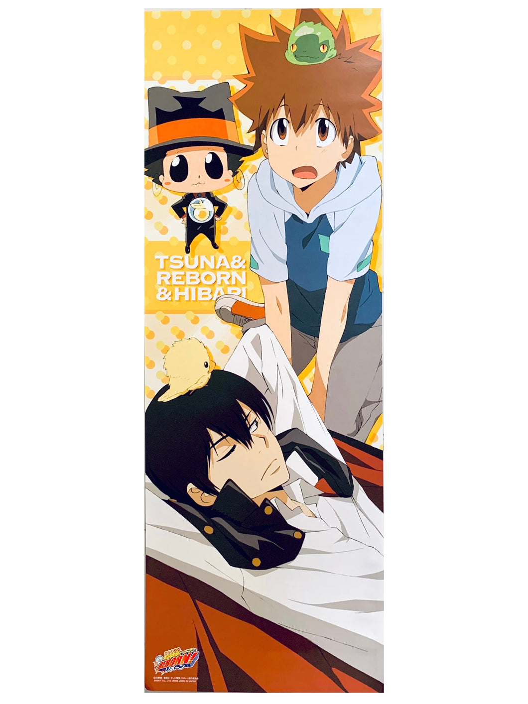 Katekyou Hitman REBORN! - Reborn, Tsuna & Hibari - Chara-Pos Collection - Stick Poster - Jump Festa 2010