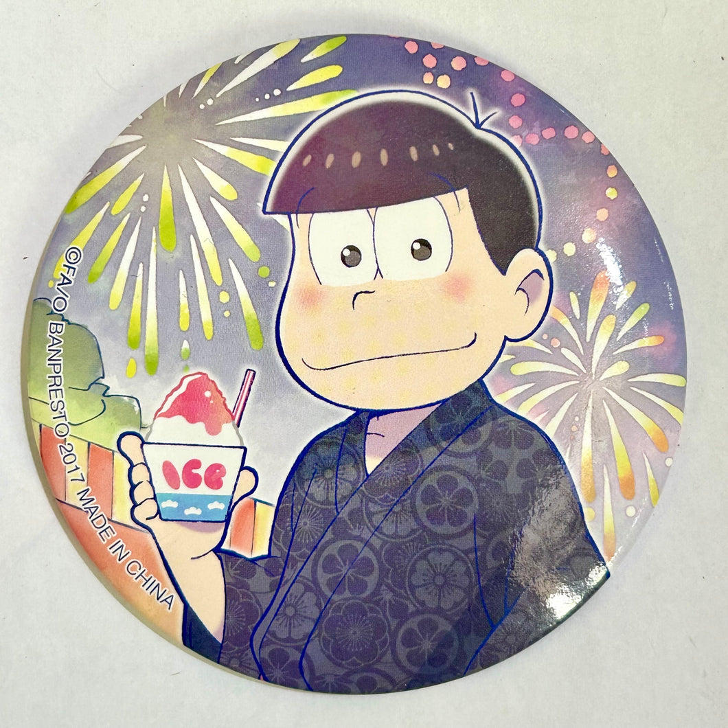 Osomatsu-san - Matsuno Osomatsu - Can Badge - Ichiban Kuji O. 'Shuumatsu Date wa Bokutachi to'