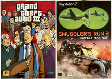 Load image into Gallery viewer, Grand Theft Auto III / Smuggler&#39;s Run 2: Hostile Territory - PS2 - Vintage Double-sided Poster - Promo
