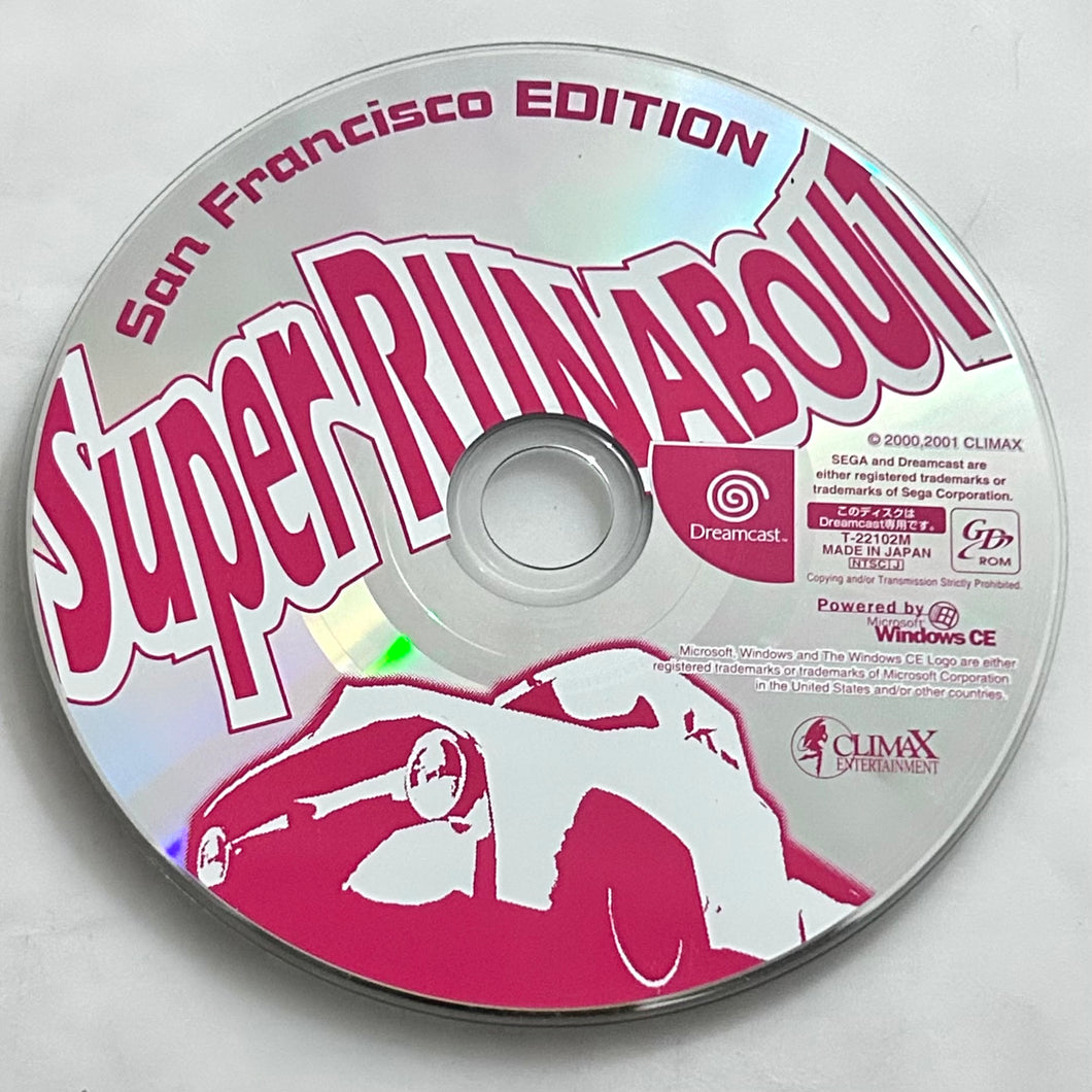 Super Runabout: San Francisco Edition - Sega Dreamcast - NTSC-JP - Disc (T-22102M)