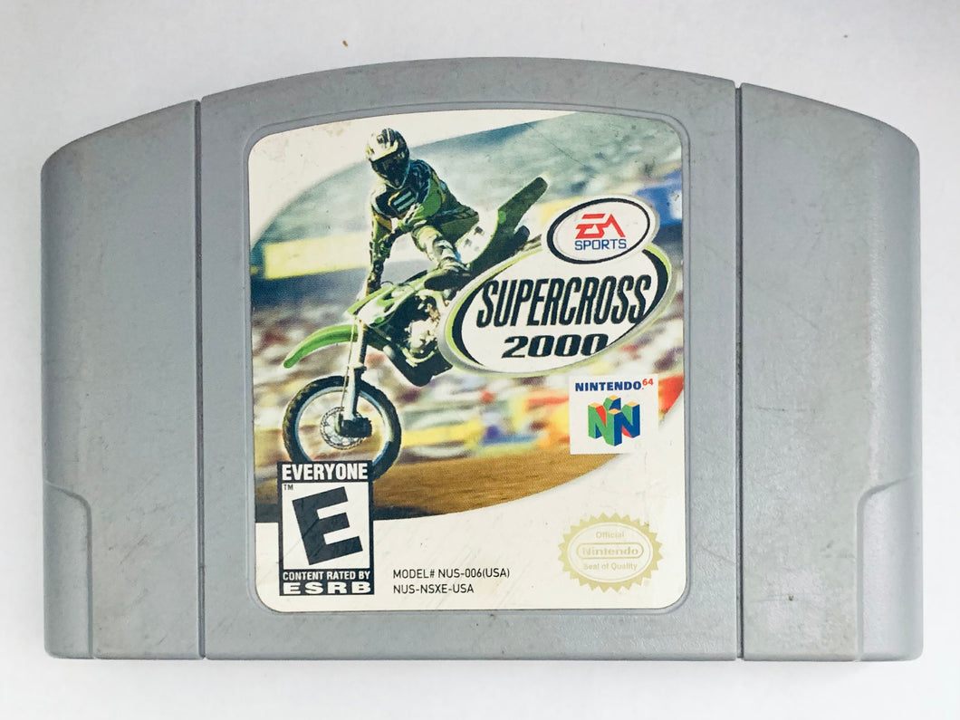 Supercross 2000 - Nintendo 64 - N64 - NTSC-US - Cart (NUS-NSXE-USA)