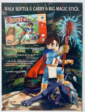 Cargar imagen en el visor de la galería, Quest 64 - N64 - Original Vintage Advertisement - Print Ads - Laminated A4 Poster
