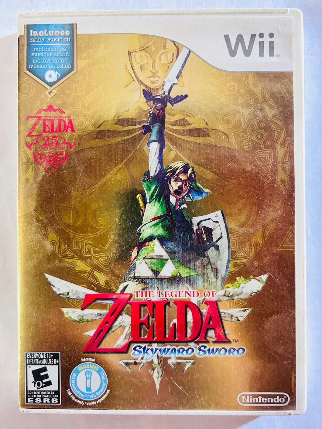 The Legend of Zelda: Skyward Sword (25th Anniversary) - Nintendo Wii / Wii U - NTSC - CIB (RVL-R-SOUE)