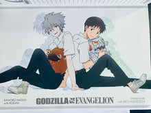 Load image into Gallery viewer, Godzilla vs. Evangelion - Azuka with Godzilla &amp; Rei with Mothra - B5 Notebook - 7-Eleven Limited
