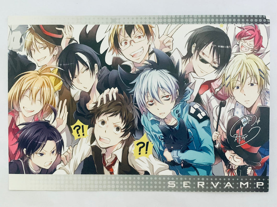 Servamp - Episode 01: “Mahiru and Kuro” - Post Card
