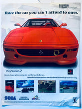 Cargar imagen en el visor de la galería, Ferrari 355 Challenge - PS2 - Original Vintage Advertisement - Print Ads - Laminated A4 Poster
