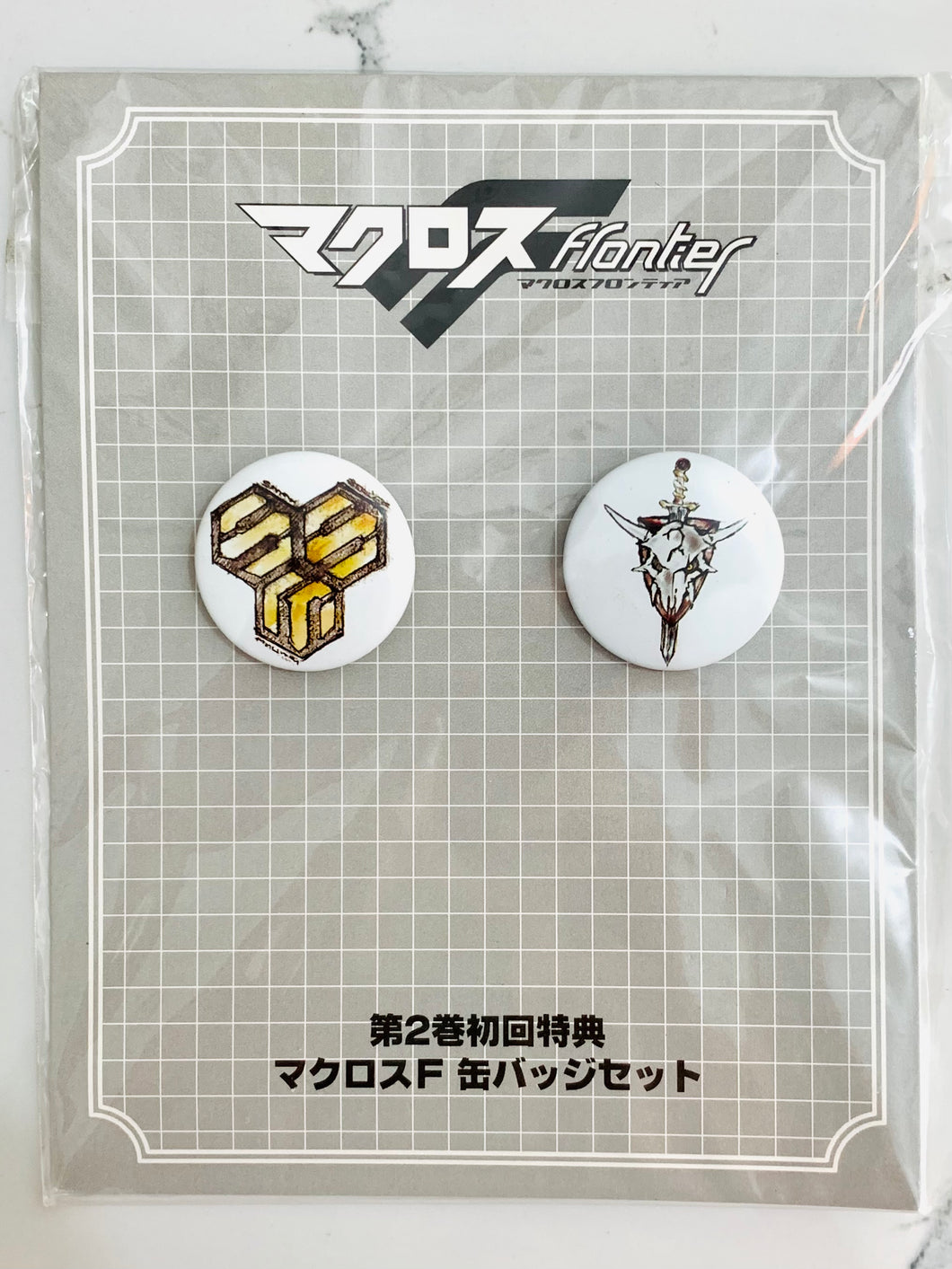 Macross Frontier - SMS & Skull Squadron - Can Badge Set