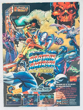 Cargar imagen en el visor de la galería, Captain America and the Avengers - Genesis - Original Vintage Advertisement - Print Ads - Laminated A4 Poster
