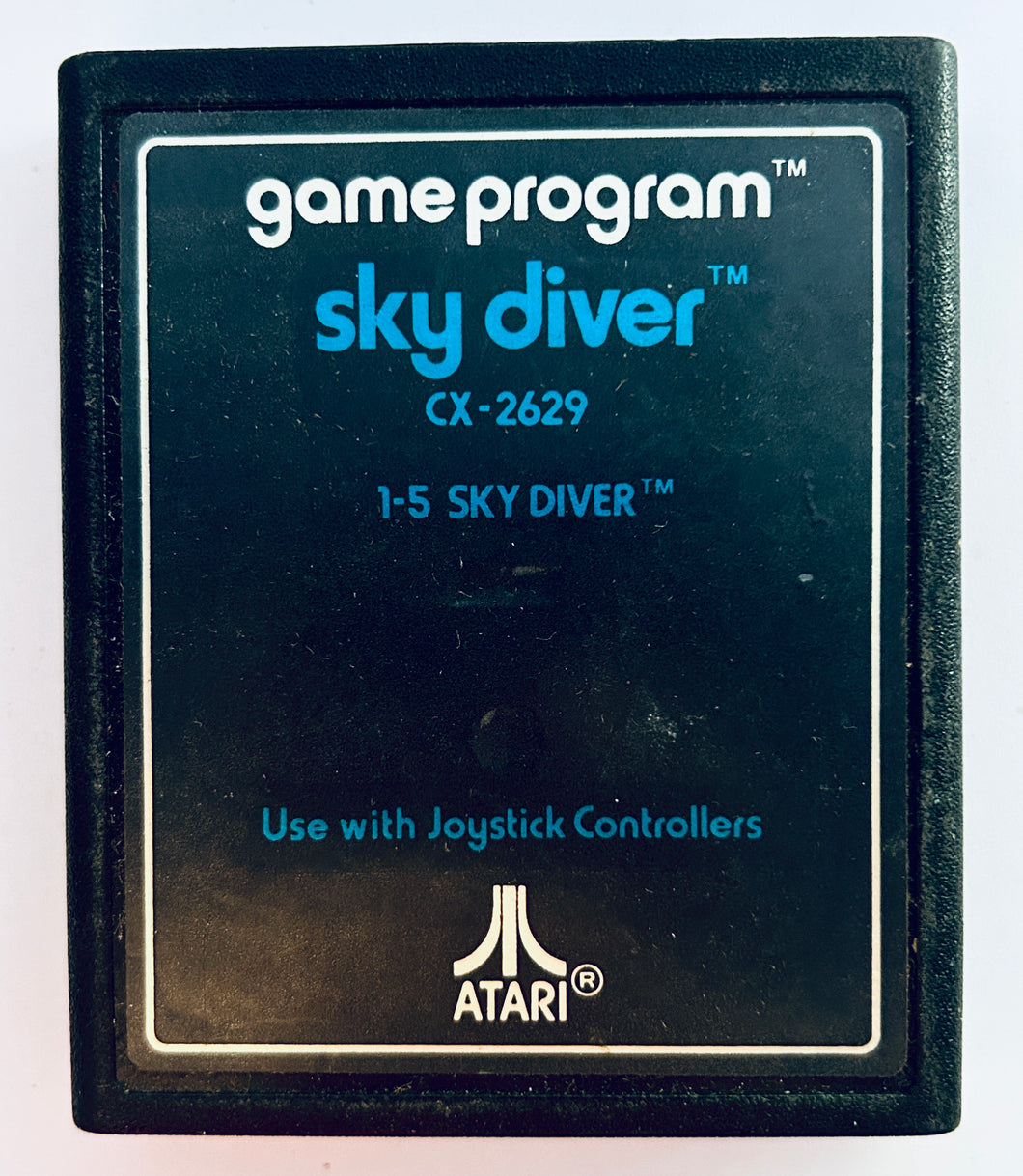 Sky Diver (Text Label) - Atari 2600 VCS - NTSC - Cartridge (CX2629)