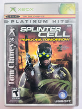 Load image into Gallery viewer, Tom Clancy&#39;s Splinter Cell Pandora Tomorrow - Xbox Classic/360 - NTSC - CIB (511601-DVDP)
