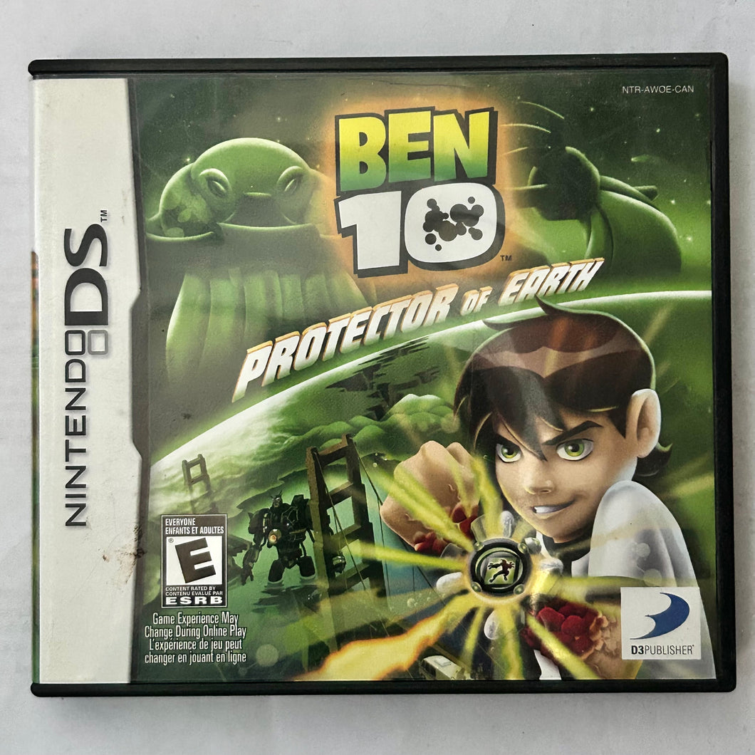 Ben 10: Protector of Earth - Nintendo DS / DSLite DSi XL - NTSC - Box & Manual (NTR-AWOE-USA)