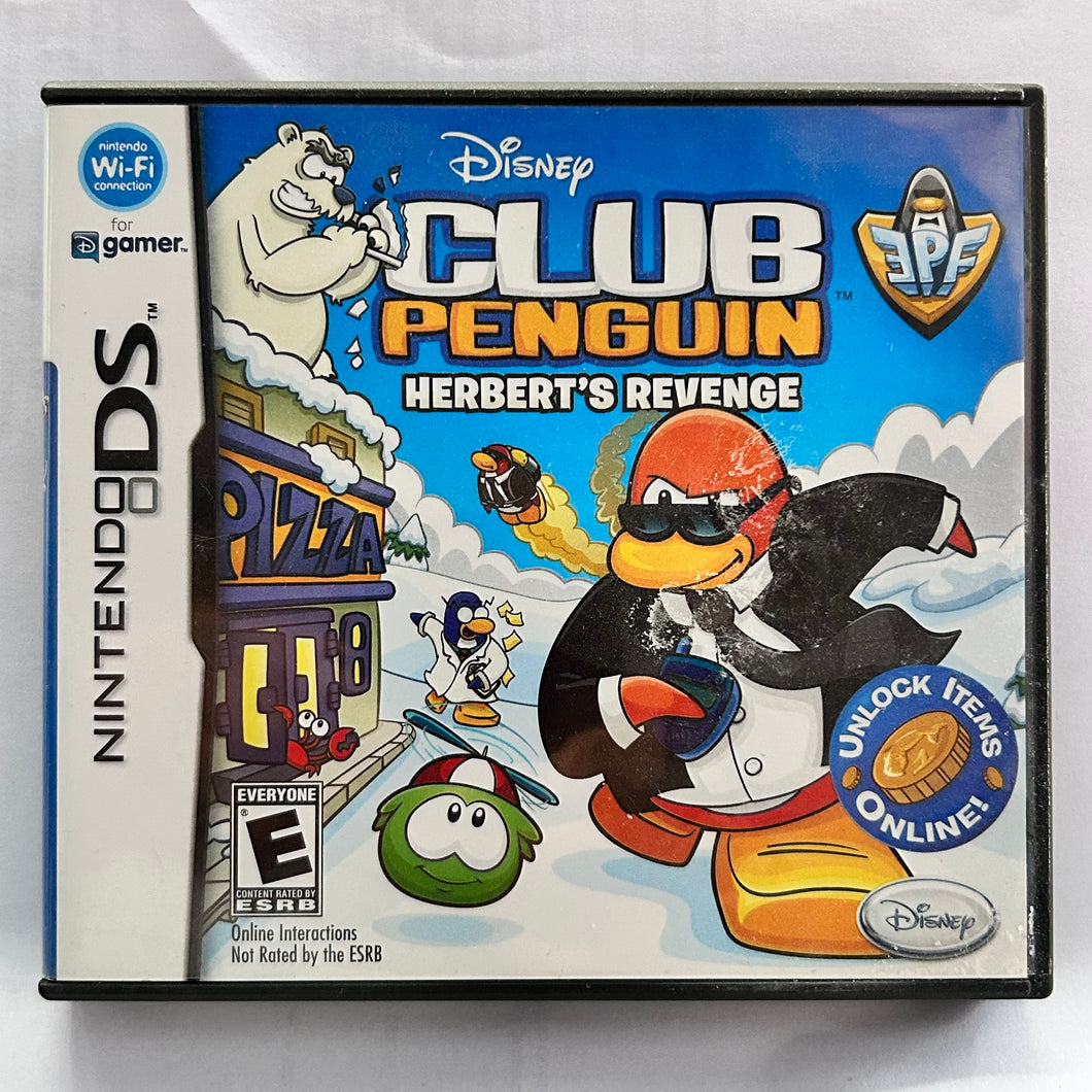 Disney Club Penguin: Herbert's Revenge - Nintendo DS / DSLite DSi XL - NTSC - CIB (NTR-CY9E-USA)