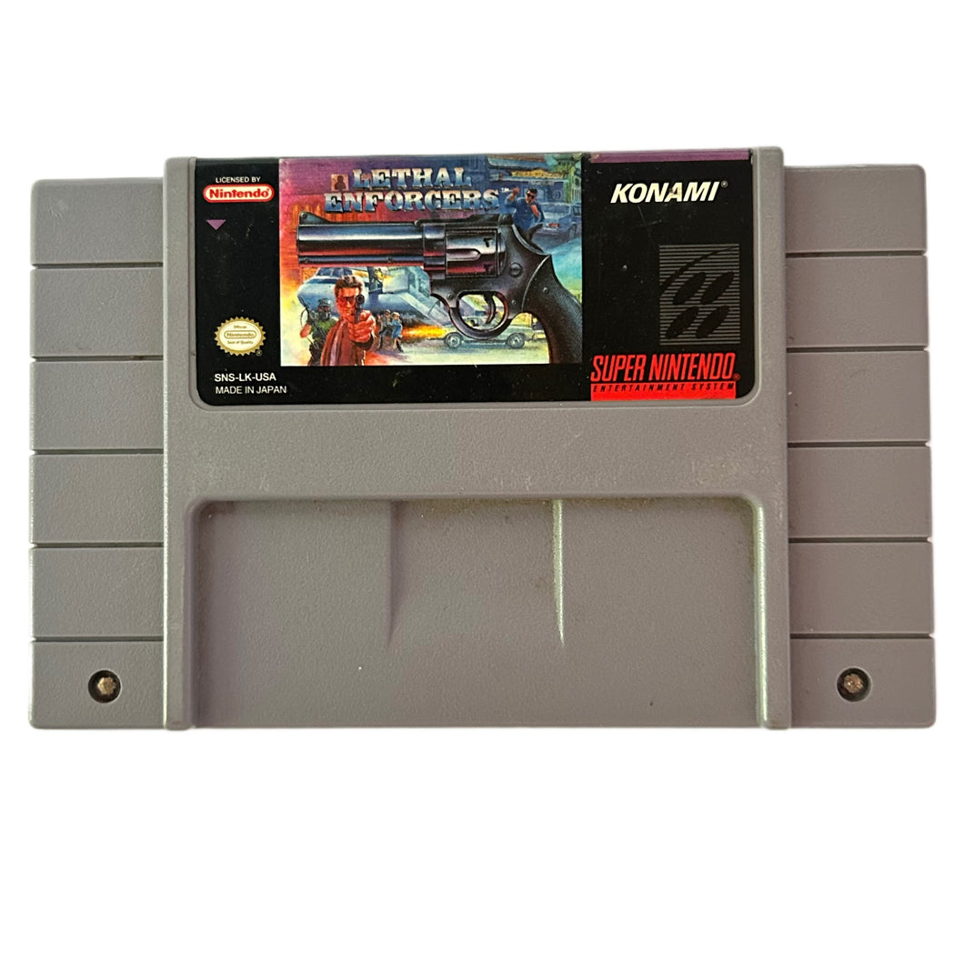 Lethal Enforcers - Super Nintendo - SNES - NTSC-US - Cart (SNS-LK-USA)