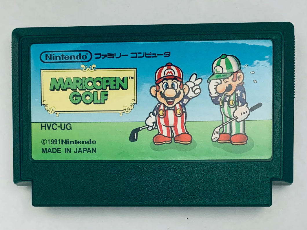 Mario Open Golf - Famicom - Family Computer FC - Nintendo - Japan Ver. - NTSC-JP - Cart (HVC-UG)