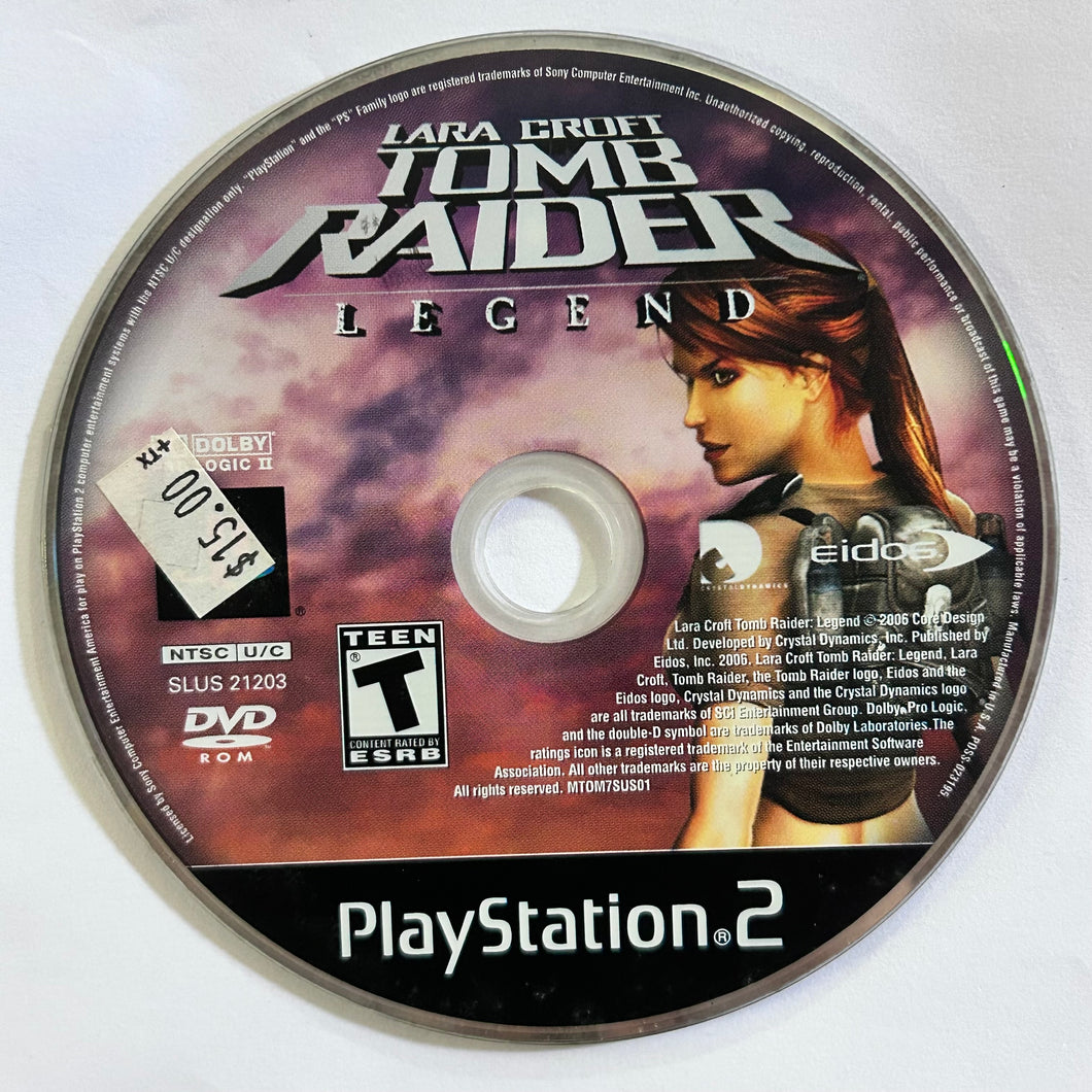 Tomb Raider Legend - PlayStation 2 - PS2 / PSTwo / PS3 - NTSC - Disc (SLUS-21203)