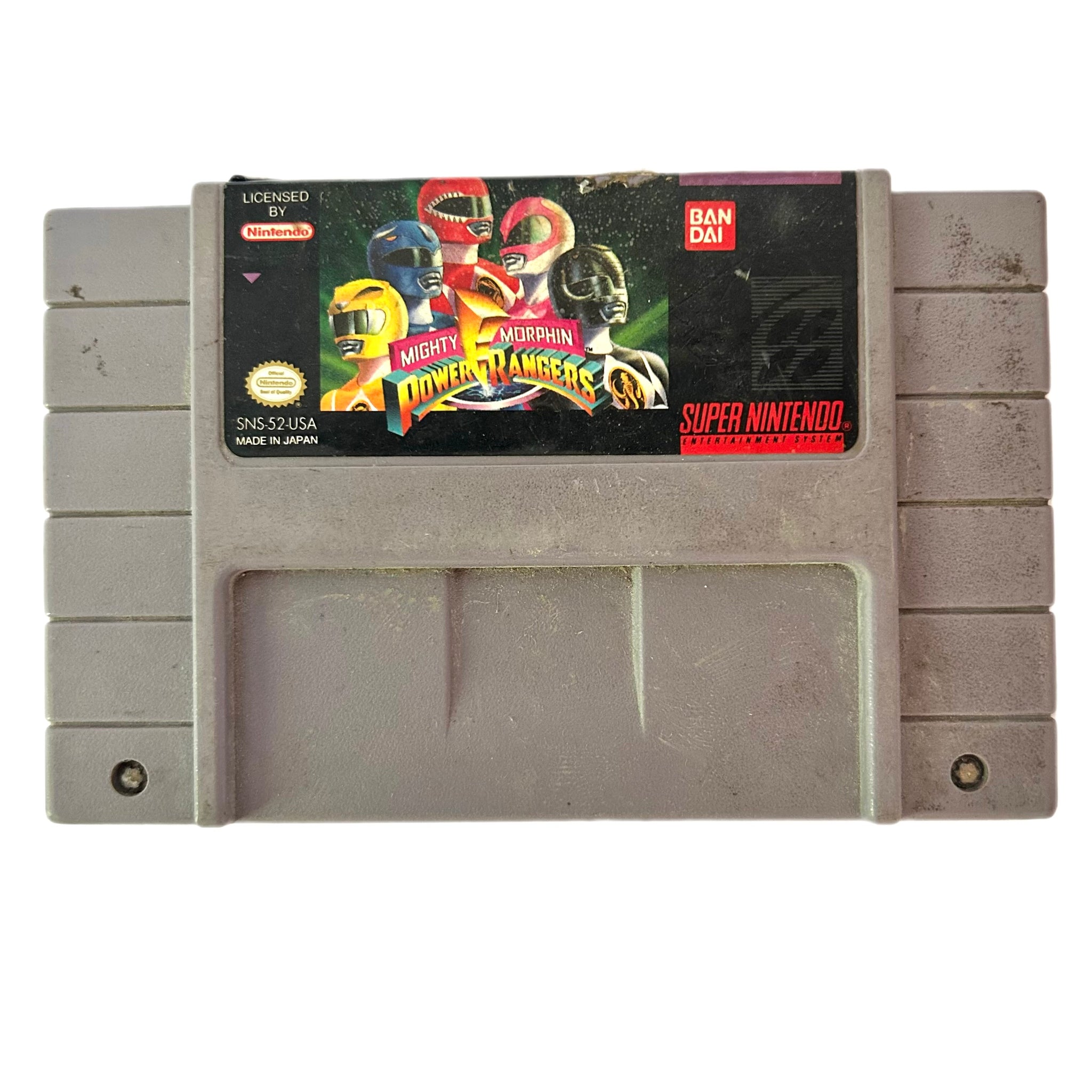 Mighty Morphin Power Rangers - Super Nintendo - SNES - NTSC-US