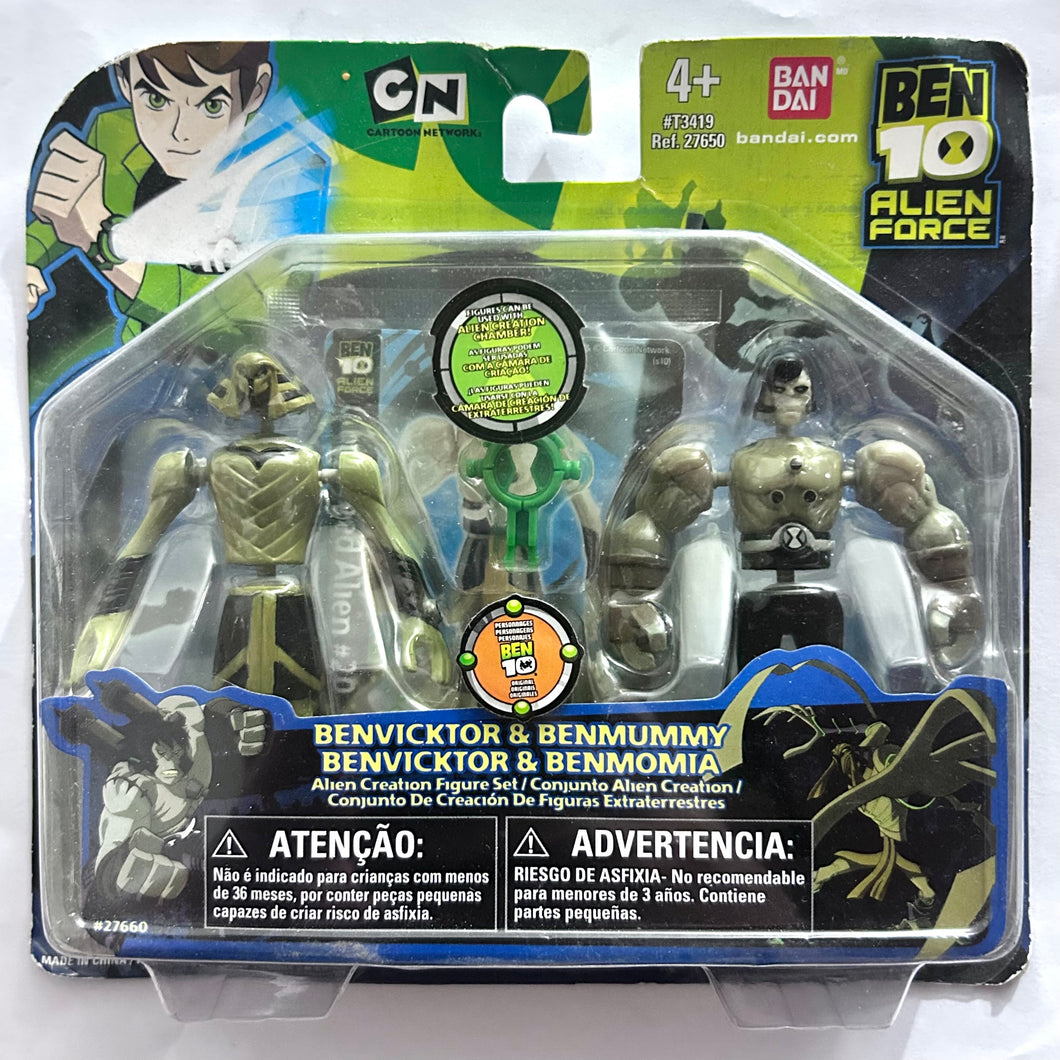 Ben 10: Alien Force - Benvicktor & Benmummy - Alien Creation Figure Set