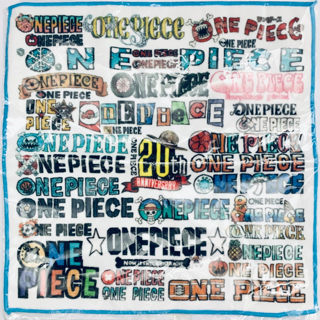 One Piece - Mini Towel Full of Logos - OP 20th Anniversary