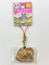 Load image into Gallery viewer, Sumikko Gurashi - Tonkatsu &amp; Ebifurai No Shippo - Die-cut Strap - Himeji Castle
