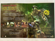 Cargar imagen en el visor de la galería, Legacy of Kain: Soul Reaver - PlayStation - Original Vintage Advertisement - Print Ads - Laminated A3 Poster
