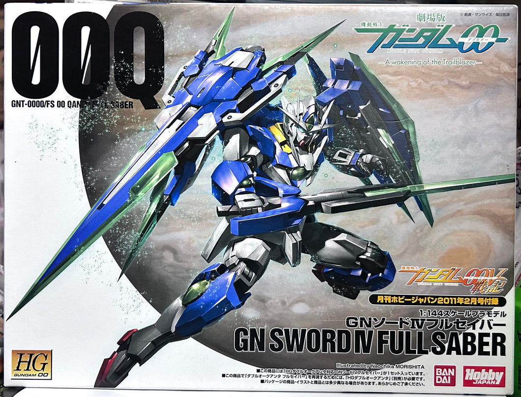 Mobile Suit Gundam 00V - GNT-0000/FS 00 Qan[T] Full Saber - HG00 - GN Sword IV - 1/144