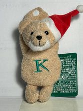Cargar imagen en el visor de la galería, Christmas Initial Bear Plush Toy Mascot
