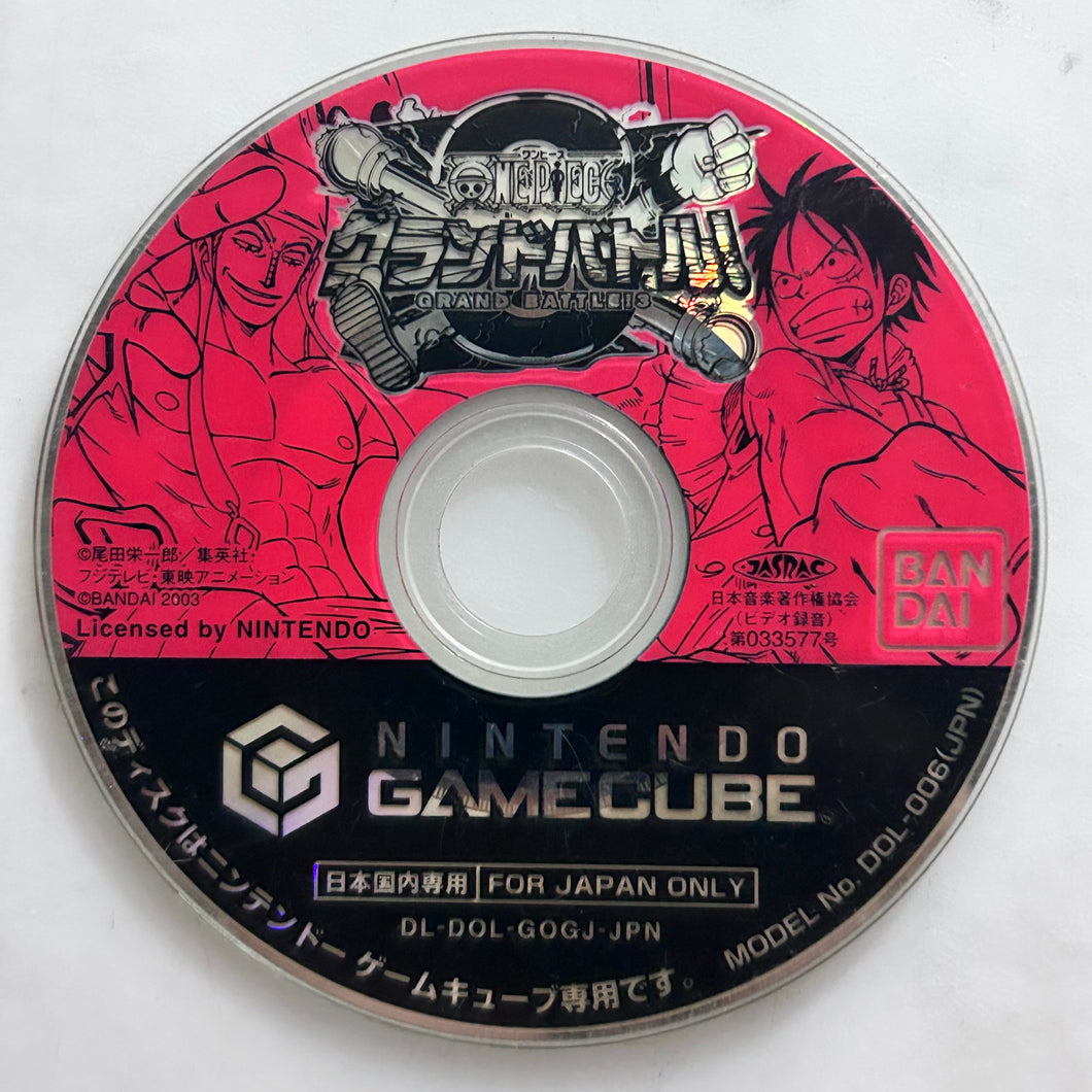 One Piece Grand Battle! 3 - GameCube / NGC - NTSC-JP - Japan ver. - Disc (DOL-GOGJ-JPN)