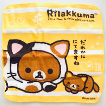 Cargar imagen en el visor de la galería, Rilakkuma - Hand Towel - “It’s a time to relax with cute cats” (D)
