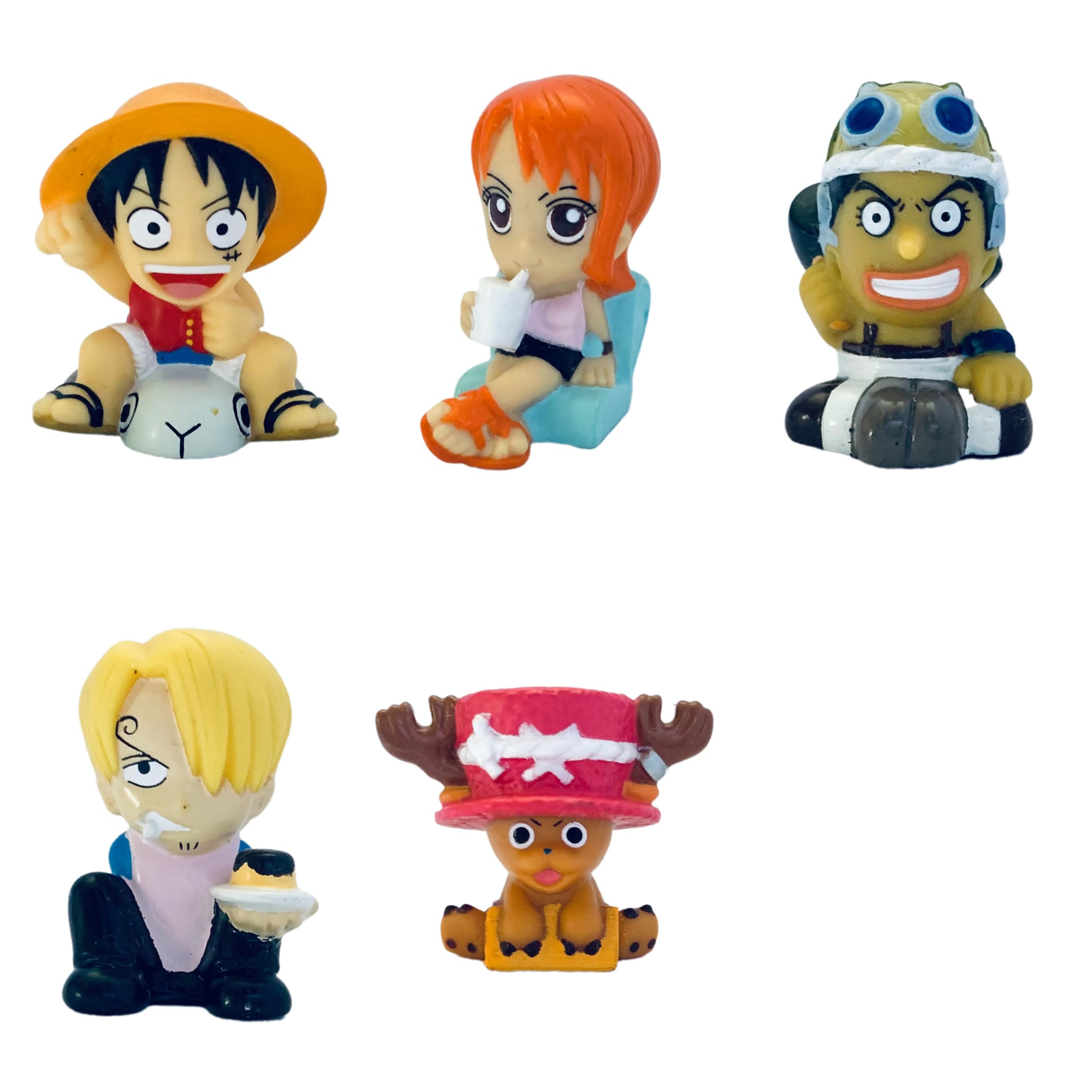 One Piece - Luffy, Zoro, Usopp, Robin & Chopper - Soft Vinyl Mini